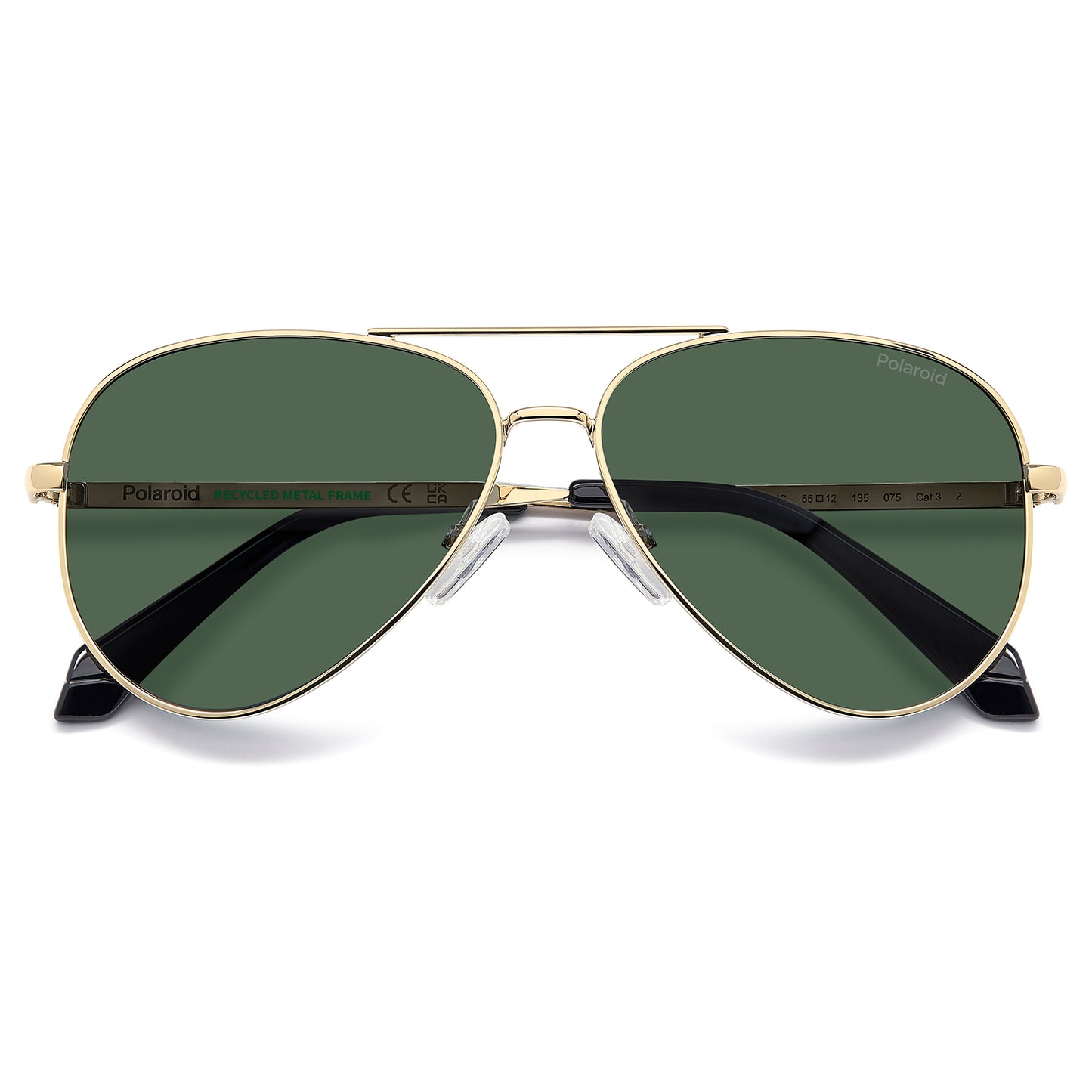Polaroid Kids 8073/S Polarised Gold/Green Green PLD 8073/S PEF UC (55)