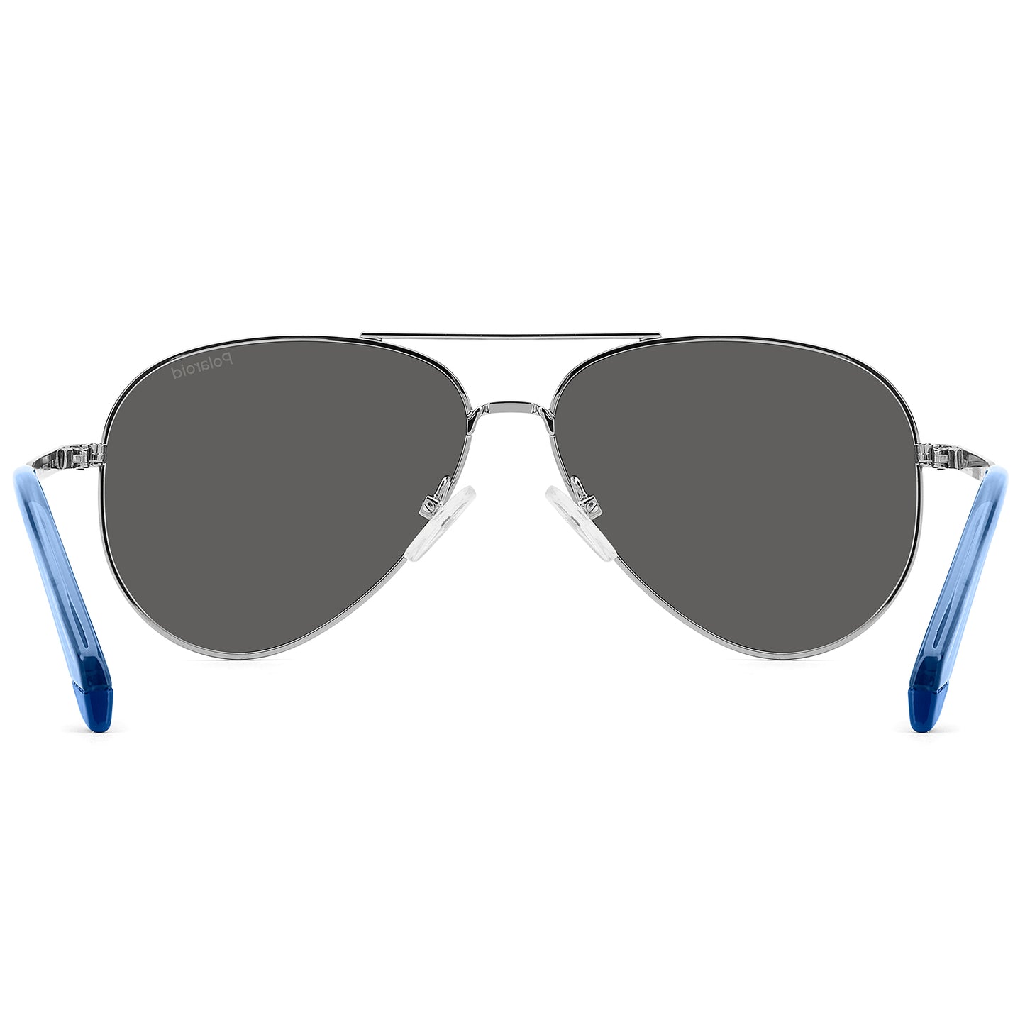 Polaroid Kids 8073/S Polarised Ruthenium/Blue Blue Mirror PLD 8073/S V84 5X (55)