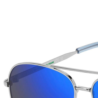 Polaroid Kids 8073/S Polarised Ruthenium/Blue Blue Mirror PLD 8073/S V84 5X (55)