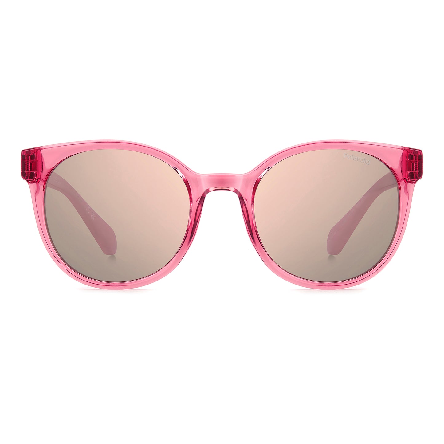 Polaroid Kids 8076/S Polarised Pink Rose Gold Mirror PLD 8076/S 35J JQ (45)