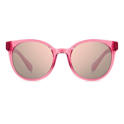 Polaroid Kids 8076/S Polarised Pink Rose Gold Mirror PLD 8076/S 35J JQ (45)