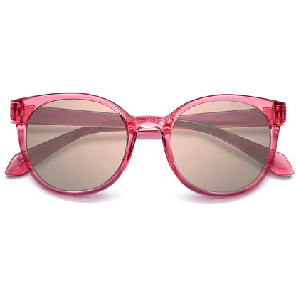 Polaroid Kids 8076/S Polarised Pink Rose Gold Mirror PLD 8076/S 35J JQ (45)