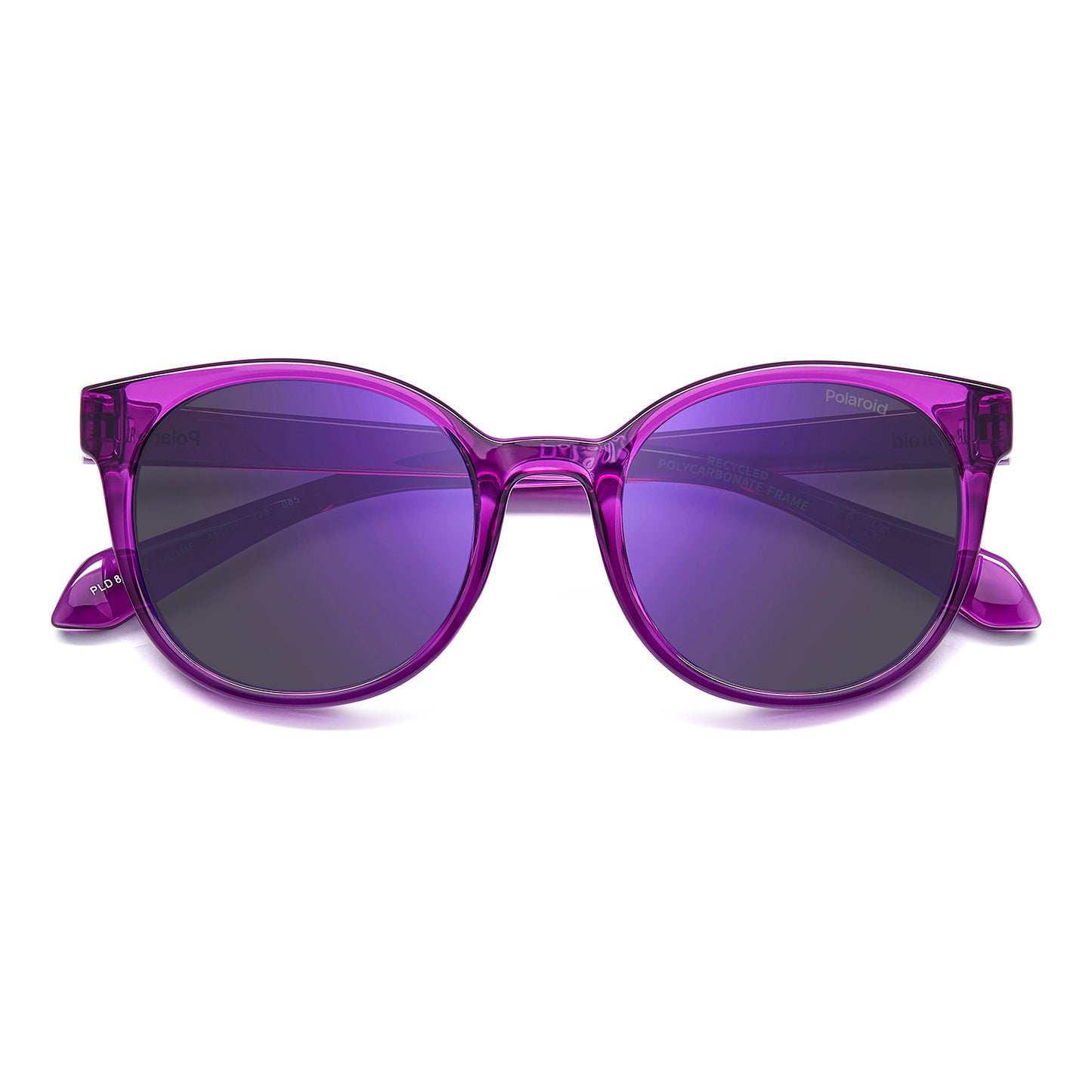 Polaroid Kids 8076/S Polarised Fushia Violet Mirror PLD 8076/S MU1 MF (45)