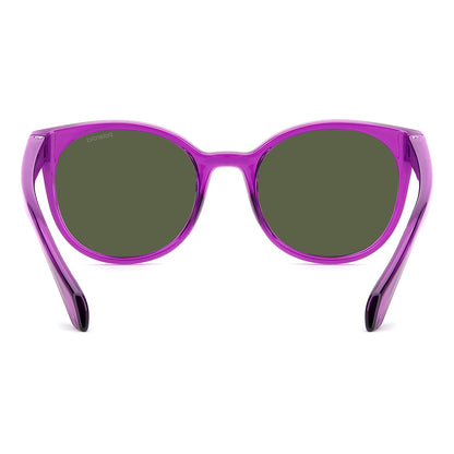 Polaroid Kids 8076/S Polarised Fushia Violet Mirror PLD 8076/S MU1 MF (45)