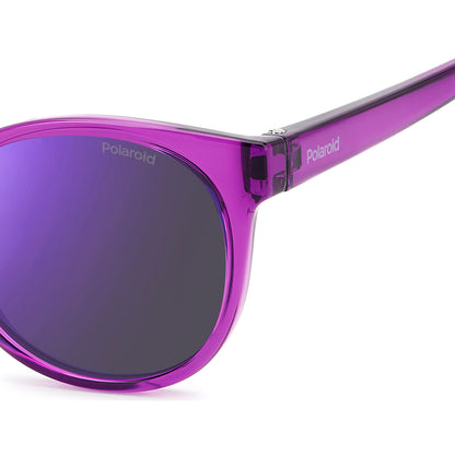 Polaroid Kids 8076/S Polarised Fushia Violet Mirror PLD 8076/S MU1 MF (45)