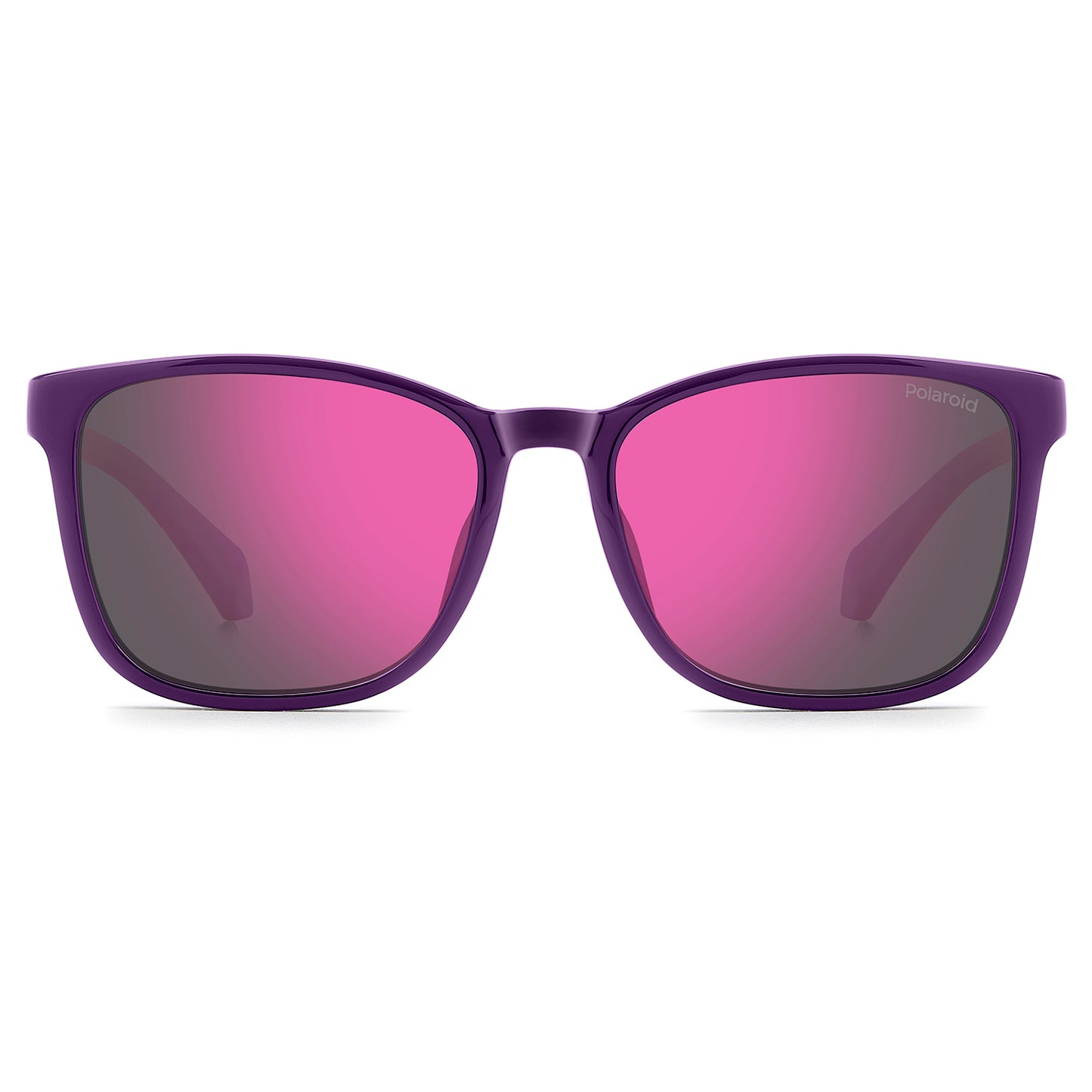 Polaroid Kids 8077/S Polarised Plum Pink Mirror PLD 8077/S 0T7 AI (49)