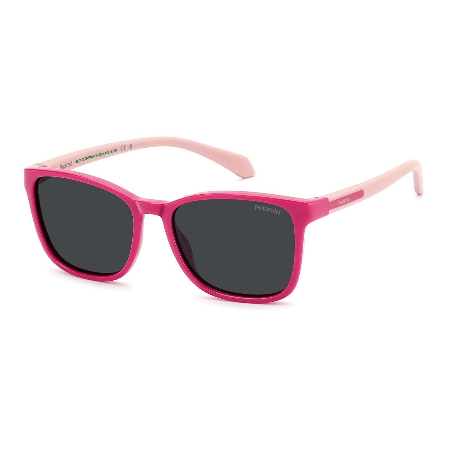 Polaroid Kids 8077/S Polarised Pink Grey PLD 8077/S 35J M9 (49)