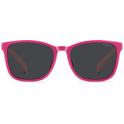 Polaroid Kids 8077/S Polarised Pink Grey PLD 8077/S 35J M9 (49)