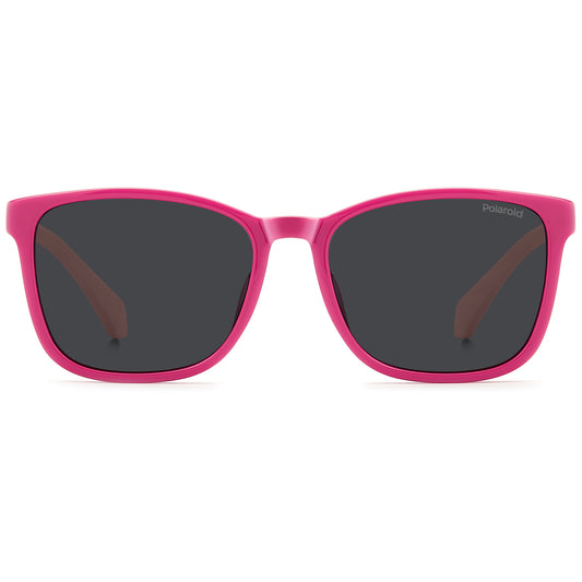 Polaroid Kids 8077/S Polarised Pink Grey PLD 8077/S 35J M9 (49)