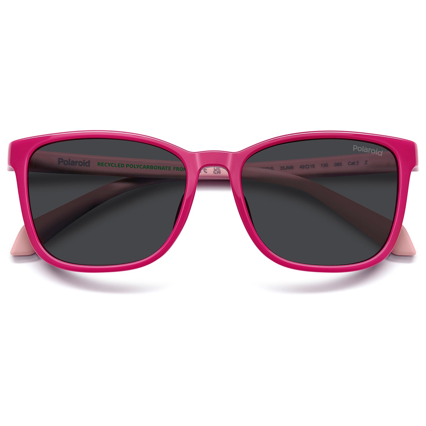 Polaroid Kids 8077/S Polarised Pink Grey PLD 8077/S 35J M9 (49)