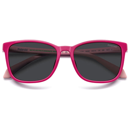 Polaroid Kids 8077/S Polarised Pink Grey PLD 8077/S 35J M9 (49)