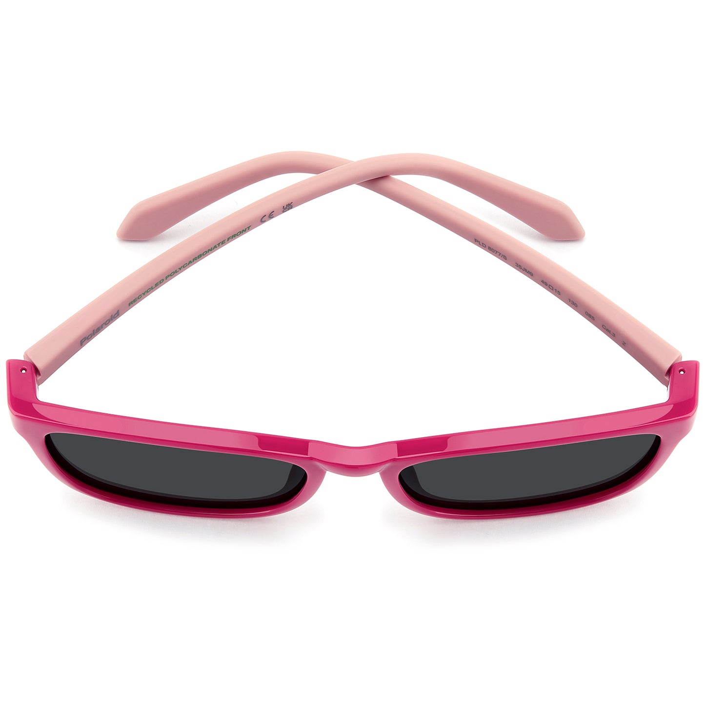 Polaroid Kids 8077/S Polarised Pink Grey PLD 8077/S 35J M9 (49)