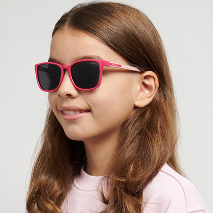 Polaroid Kids 8077/S Polarised Pink Grey PLD 8077/S 35J M9 (49)