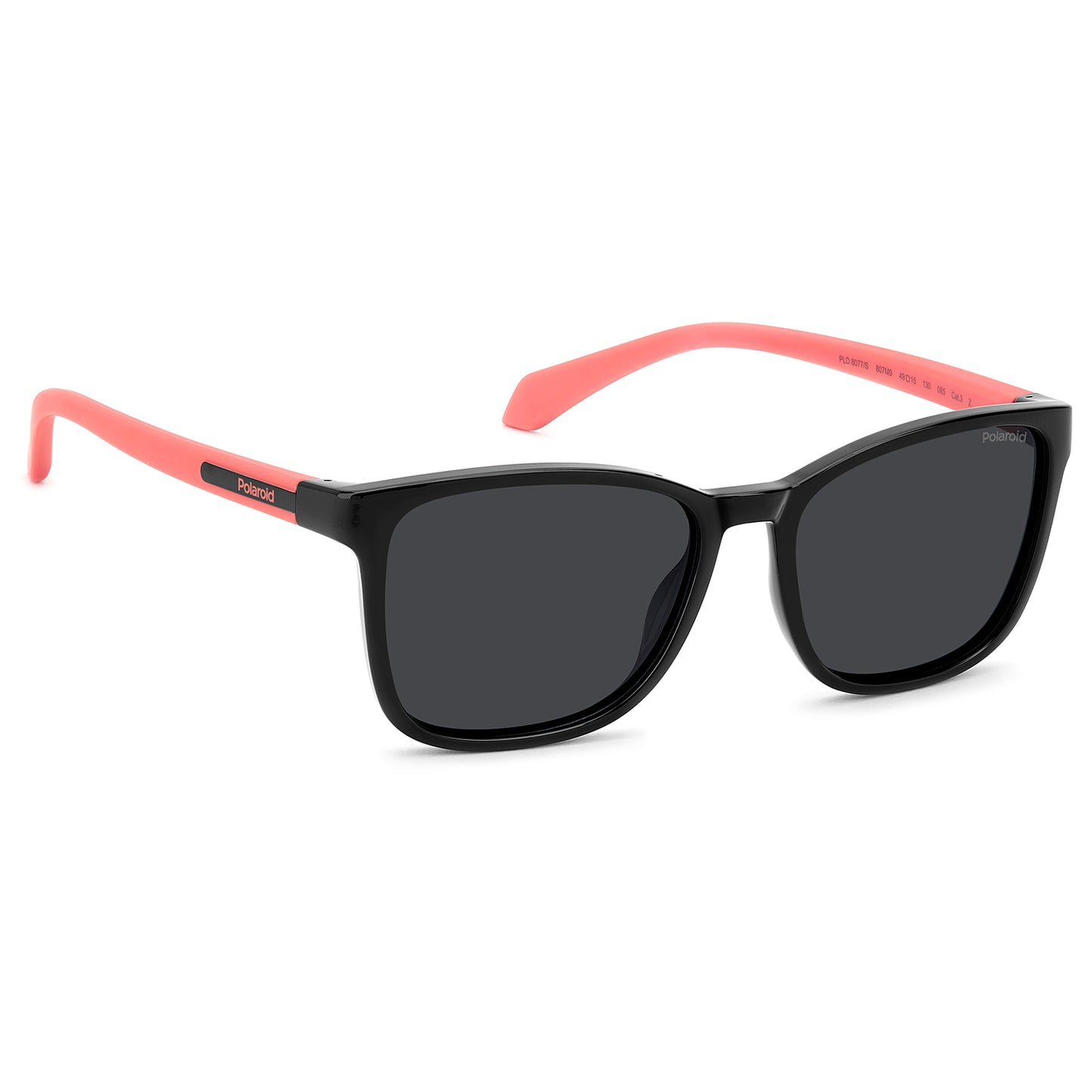 Polaroid Kids 8077/S Polarised Black Grey PLD 8077/S 807 M9 (49)