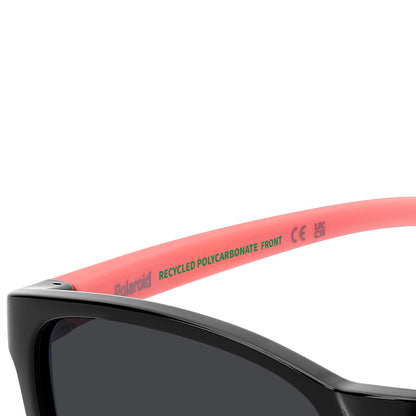 Polaroid Kids 8077/S Polarised Black Grey PLD 8077/S 807 M9 (49)