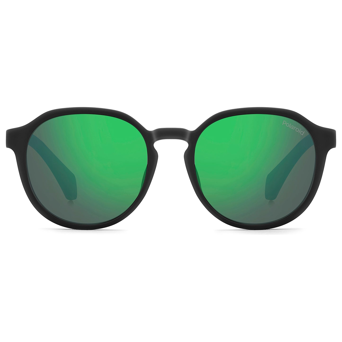Polaroid Kids 8078/S Polarised Matte Black Green Mirror PLD 8078/S 003 5Z (47)