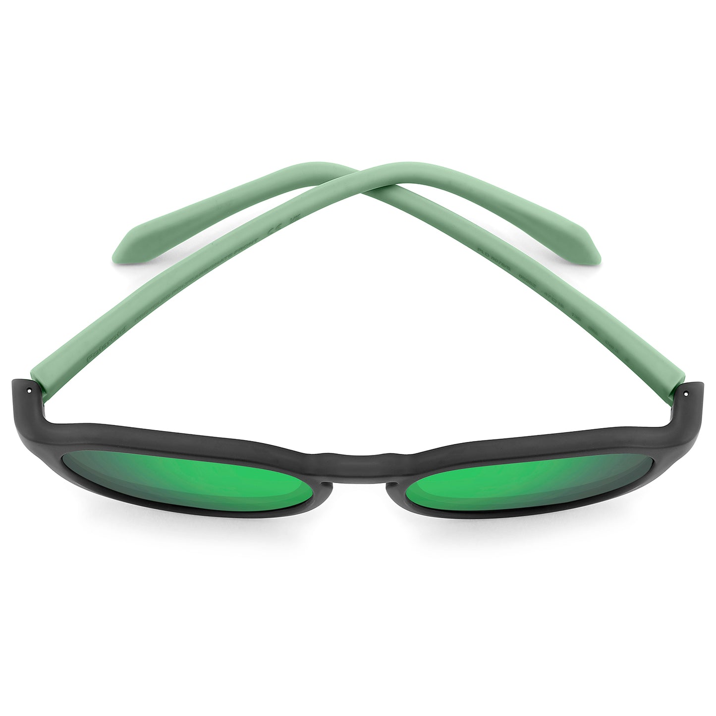 Polaroid Kids 8078/S Polarised Matte Black Green Mirror PLD 8078/S 003 5Z (47)