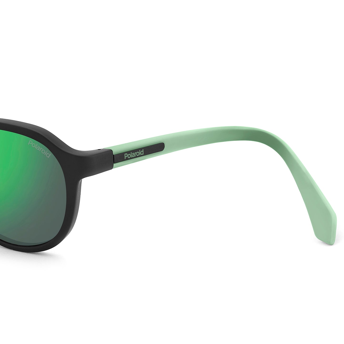 Polaroid Kids 8078/S Polarised Matte Black Green Mirror PLD 8078/S 003 5Z (47)