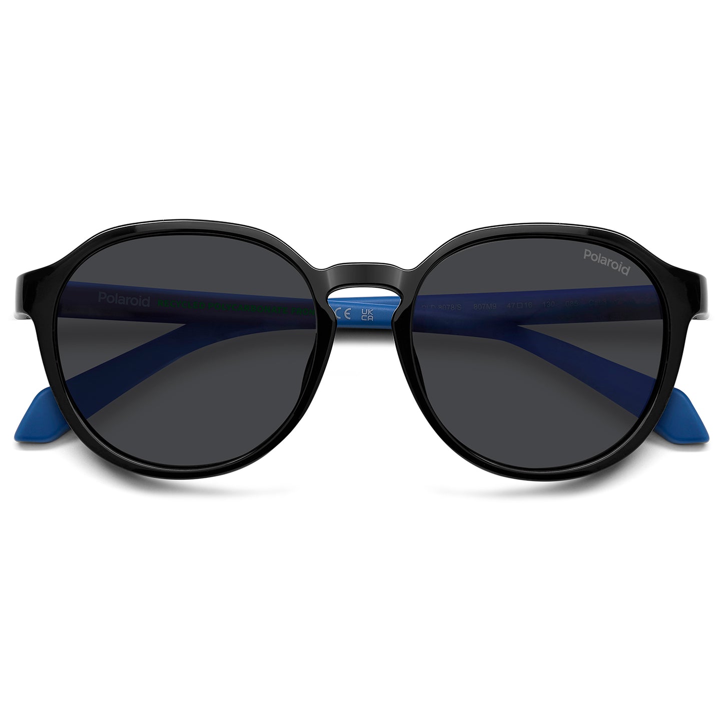Polaroid Kids 8078/S Polarised Black Grey PLD 8078/S 807 M9 (47)