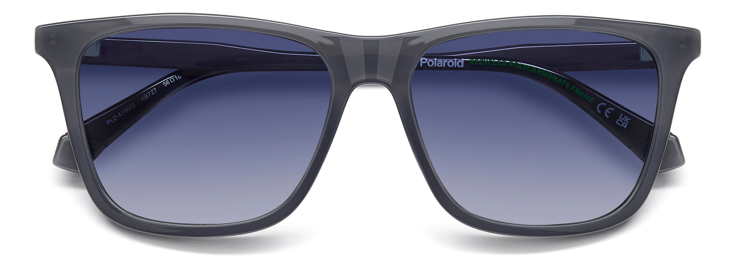 Polaroid 4190/S Polarised Grey Blue Gradient (4190/S KB7 Z7)