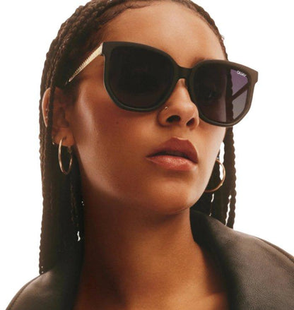 Quay Coffee Run 02 Sunglasses Black Smoke Polarised – Great