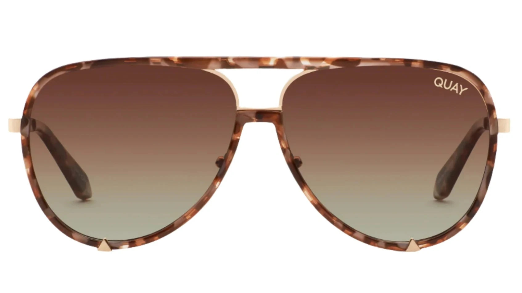 Quay High Profile Brown Tortoise Brown Polarised (High Profile 01)