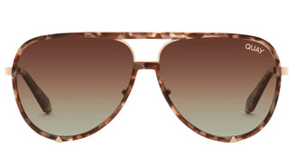 Quay High Profile Sunglasses- Dark Tortoise Frame/Brown Lenses Quay High Profile Polarized Sunglasses in Brown Tort & Brown  main image 3