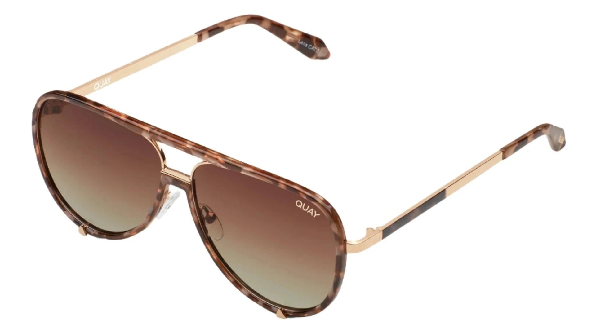 Quay High Profile Brown Tortoise Brown Polarised (High Profile 01)