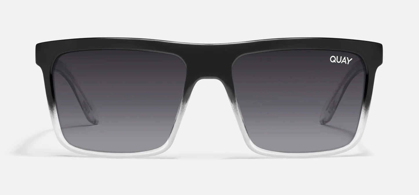 Quay Let It Run Black Clear Smoke Polarised (Let It Run 03)