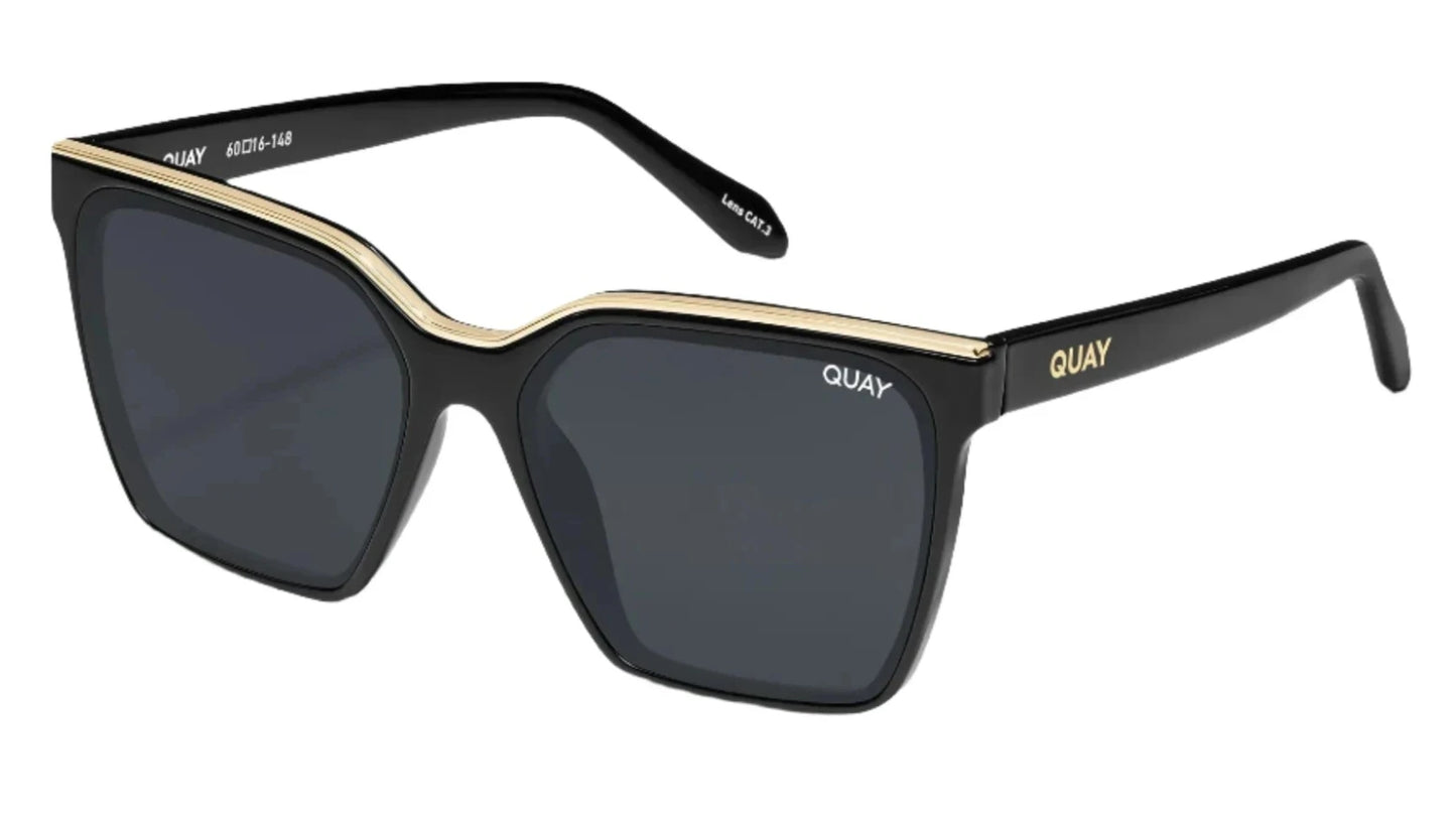 Quay Level Up Black Gold Smoke Polarised (Level Up 01)