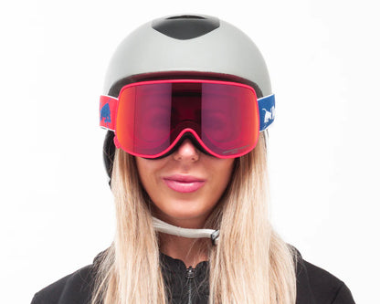 Red Bull Spect Magnetron Eon Red Burgundy Snow Mirror (Eon 014)