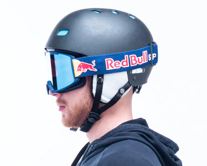 Red Bull Spect Solo Matte Dark Blue Rose/Blue Snow Mirror (Solo 001)