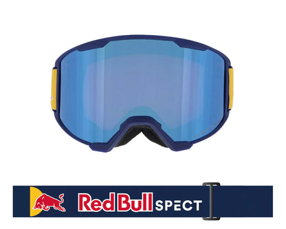 Red Bull Spect Solo Matte Dark Blue Rose/Blue Snow Mirror (Solo 001)