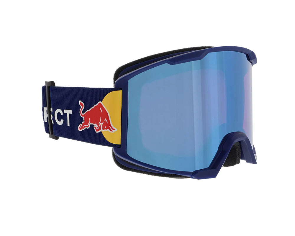 Red Bull Spect Solo Matte Dark Blue Rose/Blue Snow Mirror (Solo 001)