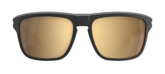 Spy Region ANSI Matte Black Happy Bronze Gold Mirror (SPS-RGBK0G)