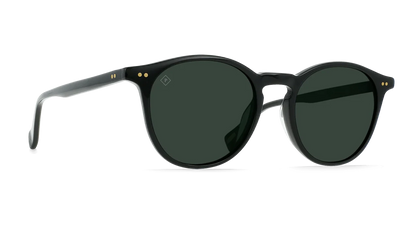 Raen Basq Recycled Black Green Polarised (Basq 02)