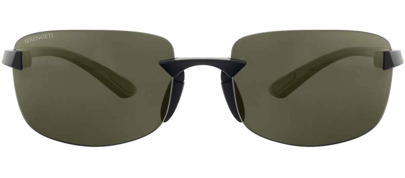 Serengeti Rick Polarised Matte Black 555nm (755001)