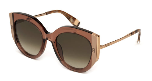 Furla 820 Shiny Transparent Light Brown Brown Gradient (820 0805)