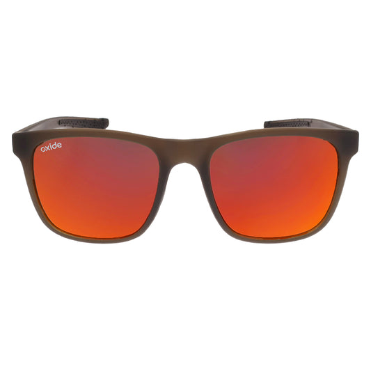 Oxide Solaris Polarised Matte Grey Red Mirror (54)