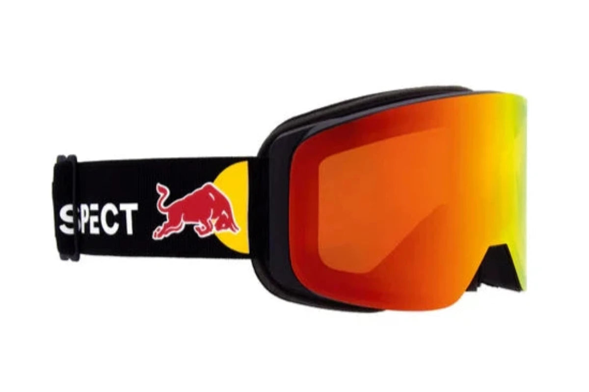 Red Bull Spect Magnetron Slick Black Red Snow Mirror (Slick 009)