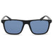 Police Gator 2 Polarised Matte Black Smoke/Blue Mirror SPLE02 U28B (57)