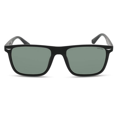Police Gator 2 Polarised Matte Black Grey/Green SPLE02 U28P (57)