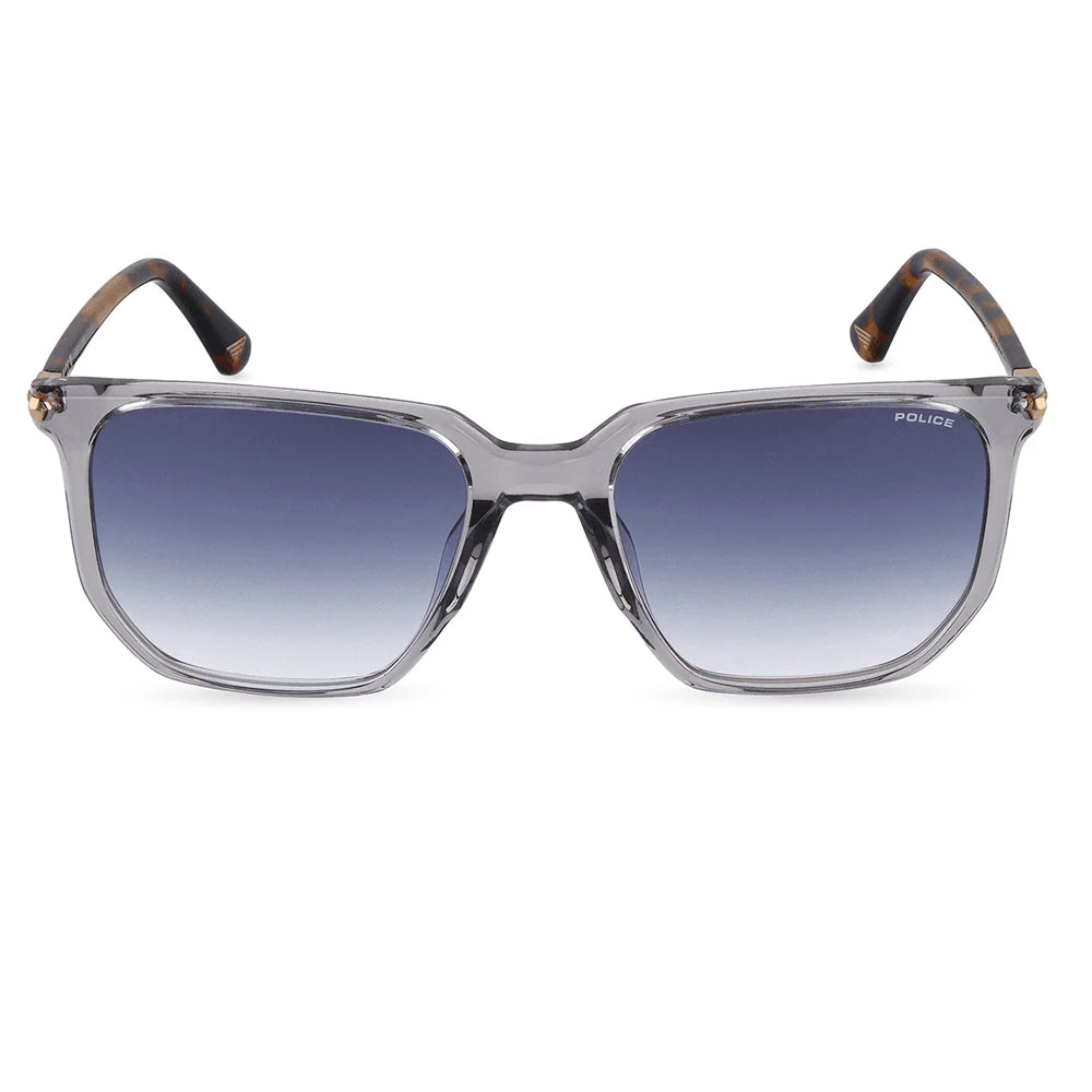 Police Roadie 9 Clear Grey Gradient Blue SPLU70 04G0 (55)