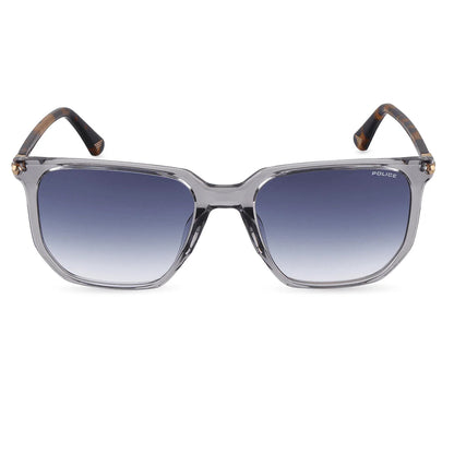 Police Roadie 9 Clear Grey Gradient Blue SPLU70 04G0 (55)