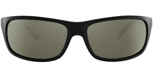 Serengeti Bormio Polarised Matte Black Glass 555nm (009007)