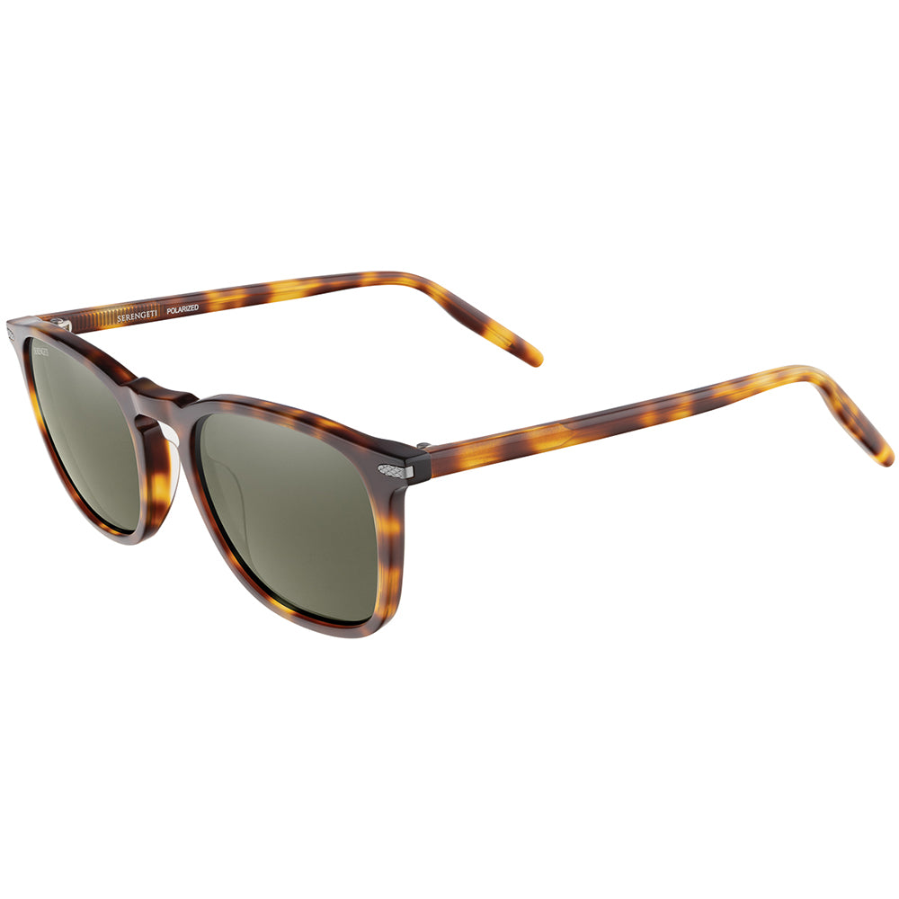 Serengeti Delio Photochromic Polarised Classic Tortoise 555nm Green/Silver Mirror SS021009 (51)