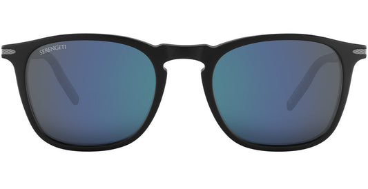 Serengeti Delio Polarised Matte Black Glass 555NM Blue (SS021011)