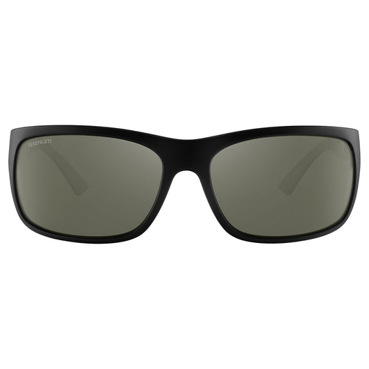 Serengeti Pistoia Photochromic Polarised Matte Black 555nm Green/Silver Mirror SS039001 (64)