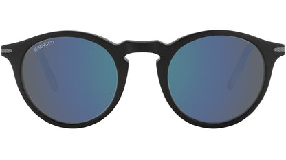 Serengeti Raffaele Polarised Matte Black Glass 555nm Blue (SS041011)