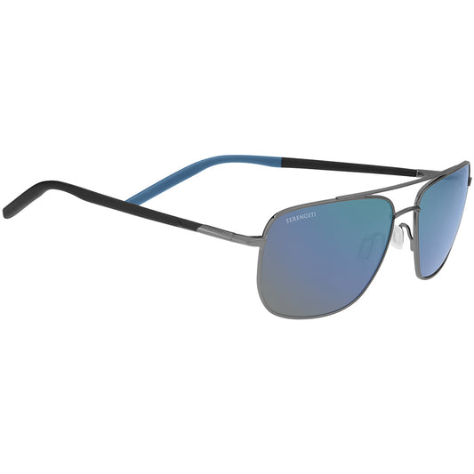 Serengeti Tellaro Photochromic Polarised Gunmetal 555nm Green/ Blue Mirror SS045001 (60)